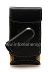 Photo 12 — Signature cuir Krusell Orbit Flex Etui en cuir Multidapt pour Bold BlackBerry 9000, Noir (Black)