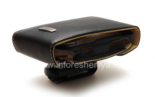 Галерея фотографий товара Фирменный кожаный чехол Krusell Orbit Flex Multidapt Leather Case для BlackBerry 9000 Bold, Черный (Black)