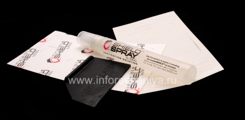 Галерея фотографий товара Фирменная защитная пленка для экрана и корпуса  ZAGG invisibleSHIELD для BlackBerry 9000 Bold, Прозрачный