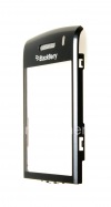 Фотография 4 — Оригинальное стекло на экран с металлическим креплением и сеткой динамика для BlackBerry 9100/9105 Pearl 3G, Черный