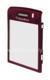 Фотография 3 — Оригинальное стекло на экран с металлическим креплением и сеткой динамика для BlackBerry 9100/9105 Pearl 3G, Фиолетовый