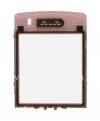Photo 2 — Kaca asli di layar dengan klip logam dan jala speaker untuk BlackBerry 9100 / 9105 Pearl 3G, berwarna merah muda