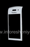 Photo 4 — The original glass screen with a metal clip and mesh speaker for BlackBerry 9100/9105 Pearl 3G, White