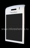 Photo 4 — الزجاج الأصلي على الشاشة من دون شبكة معدنية وتحديد المتكلم إلى BlackBerry 9100 / 9105 Pearl الجيل الثالث 3G, أبيض