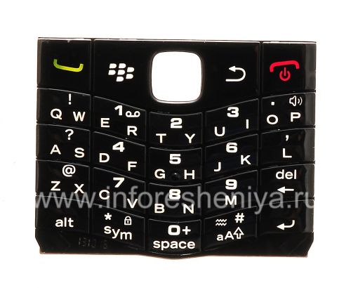 Галерея фотографий товара Оригинальная английская клавиатура для BlackBerry 9100 Pearl 3G, Черный