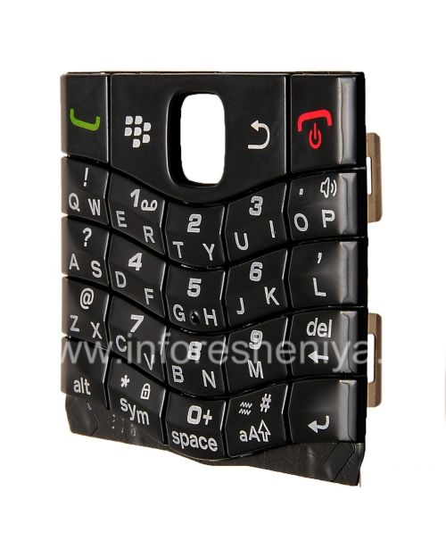 Галерея фотографий товара Оригинальная английская клавиатура для BlackBerry 9100 Pearl 3G, Черный