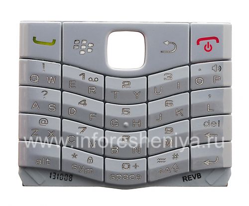 Галерея фотографий товара Оригинальная английская клавиатура для BlackBerry 9100 Pearl 3G, Белый