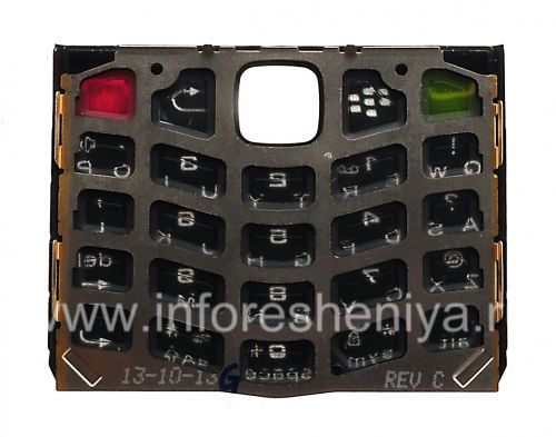 Галерея фотографий товара Оригинальная английская клавиатура для BlackBerry 9100 Pearl 3G, Белый