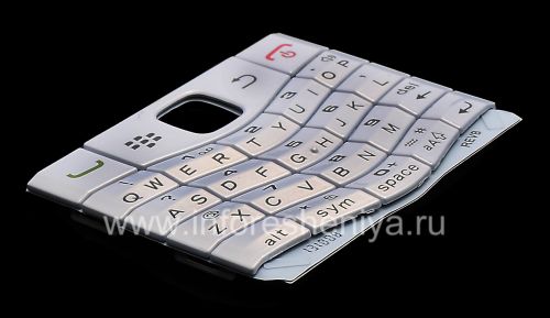 Галерея фотографий товара Оригинальная английская клавиатура для BlackBerry 9100 Pearl 3G, Белый