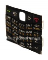 Photo 4 — Clavier russe BlackBerry 9100 Pearl 3G, Noir avec des chiffres blancs