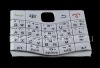 Photo 5 — Keyboard Rusia BlackBerry 9100 Pearl 3G (ukiran), putih