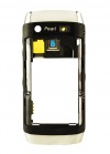 Photo 1 — Mittleren Teil des Gehäuses für Blackberry 9100/9105 Pearl 3G, Metallic (Chrom)