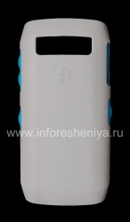 মূল প্লাস্টিক কভার, BlackBerry 9100 / 9105 Pearl 3G জন্য হার্ড শেল কভার, গ্রে / ফিরোজা (গ্রে / ফিরোজা)