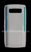 Photo 2 — La cubierta de plástico original, cubierta dura para BlackBerry 9100/9105 Pearl 3G, Gris / Turquesa (Gris / Turquesa)