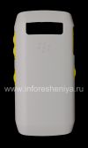 Photo 1 — Penutup plastik asli, menutupi Hard Shell untuk BlackBerry 9100 / 9105 Pearl 3G, Abu-abu / Kuning (Grey / Yellow)