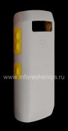Photo 4 — Penutup plastik asli, menutupi Hard Shell untuk BlackBerry 9100 / 9105 Pearl 3G, Abu-abu / Kuning (Grey / Yellow)