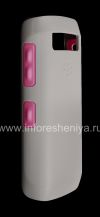 Photo 3 — Der ursprüngliche Kunststoffabdeckung, Abdeckung Hard Shell für Blackberry 9100/9105 Pearl 3G, Grau / Pink (Grau / Pink)
