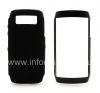 Photo 5 — Original Silicone Case with plastic rim Hardshell & Skin for BlackBerry 9100/9105 Pearl 3G, Black/Black