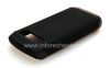 Photo 7 — Kasus silikon asli dengan pelek plastik Hardshell & Kulit untuk BlackBerry 9100 / 9105 Pearl 3G, Hitam / hitam (hitam / hitam)