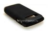 Photo 8 — Kasus silikon asli dengan pelek plastik Hardshell & Kulit untuk BlackBerry 9100 / 9105 Pearl 3G, Hitam / hitam (hitam / hitam)