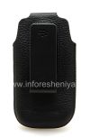Photo 2 — Original Leather Case with Clip for Leather Holster BlackBerry 9100/9105 Pearl 3G, Black