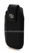 Photo 3 — Original Leather Case with Clip for Leather Holster BlackBerry 9100/9105 Pearl 3G, Black