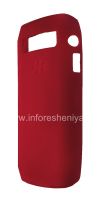 Photo 3 — Etui en silicone d'origine pour BlackBerry 9100/9105 Pearl 3G, Rouge foncé (Dark Red)