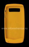 Photo 2 — Original Silicone Case for BlackBerry 9100 / 9105 Pearl 3G, Yellow impumuzo "Honeycomb" (Yellow, indawo esogwini okwakwakhiwe)