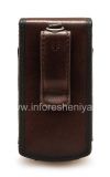 Photo 2 — Branded Leather Case with Clip T-Mobile Leather Carrying Case & Holster for BlackBerry, Brown