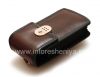 Фотография 4 — Фирменный кожаный чехол с зажимом T-Mobile Leather Carrying Case & Holster для BlackBerry, Коричневый
