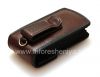 Фотография 6 — Фирменный кожаный чехол с зажимом T-Mobile Leather Carrying Case & Holster для BlackBerry, Коричневый