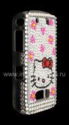 Photo 3 — Plastic bag-cover with rhinestones for BlackBerry 9500/9530 Storm, "Hello Kitty"