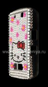 Photo 4 — Plastic bag-cover with rhinestones for BlackBerry 9500/9530 Storm, "Hello Kitty"