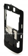 Photo 4 — Der hintere Teil des Körpers (der Rand) mit allen Elementen für die Blackberry 9500/9530 Sturm, schwarz