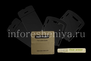 Protecteur d'écran de marque et cas Case-Mate Clear Armor pour le BlackBerry Storm 9500/9530