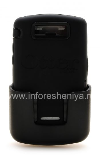 Фирменный пластиковый чехол-корпус повышенного уровня защиты с кобурой OtterBox Defender Series Case для BlackBerry 9500/9530 Storm
