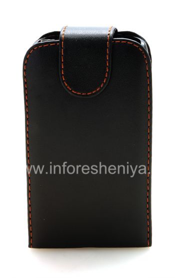 Leather Case with vertical opening cover for BlackBerry 9520/9550 Storm2