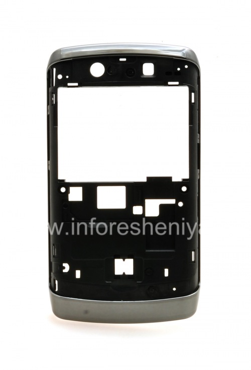 Галерея фотографий товара Ободок без элементов корпуса для BlackBerry 9520/9550 Storm2, Темный металлик/Черный