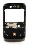Photo 1 — 壳体元件BlackBerry 9520的轮缘/风暴2 9550, 黑暗的金属/黑