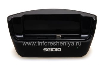 品牌台式充电器“玻璃”Seidio台式支座应用创新波德码头为BlackBerry 9520 / 9550风暴2