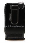 Фотография 2 — Фирменный кожаный чехол Krusell Orbit Flex Multidapt Leather Case для BlackBerry 9520/9550 Storm2, Черный (Black)