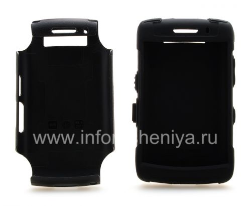 Галерея фотографий товара Фирменный чехол повышенной прочности OtterBox Commuter Series для BlackBerry 9520/9550 Storm2, Черный (Black)