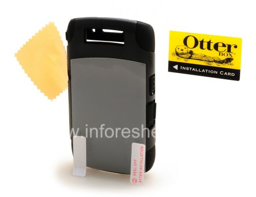 Галерея фотографий товара Фирменный чехол повышенной прочности OtterBox Commuter Series для BlackBerry 9520/9550 Storm2, Черный (Black)