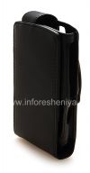 Photo 6 — Leather Case with vertically opens the lid and removes belt clip for BlackBerry 9630/9650 Tour, The black