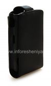 Photo 7 — Leather Case with vertically opens the lid and removes belt clip for BlackBerry 9630/9650 Tour, The black