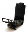 Photo 8 — Leather Case with vertically opens the lid and removes belt clip for BlackBerry 9630/9650 Tour, The black