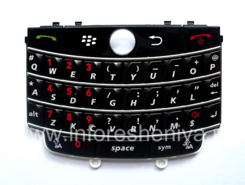 Галерея фотографий товара Оригинальная английская клавиатура для BlackBerry 9630/ 9650 Tour, Черный