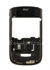 Photo 1 — Bagian tengah tubuh asli dengan semua elemen tanpa kamera lubang BlackBerry 9630 / 9650 Tour, hitam
