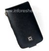 Photo 1 — Case Signature en cuir avec couvercle d'ouverture verticale Executive Case Cellet pour BlackBerry 9630/9650 Tour, Noir / brun