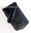 Photo 2 — Case Signature en cuir avec couvercle d'ouverture verticale Executive Case Cellet pour BlackBerry 9630/9650 Tour, Noir / brun